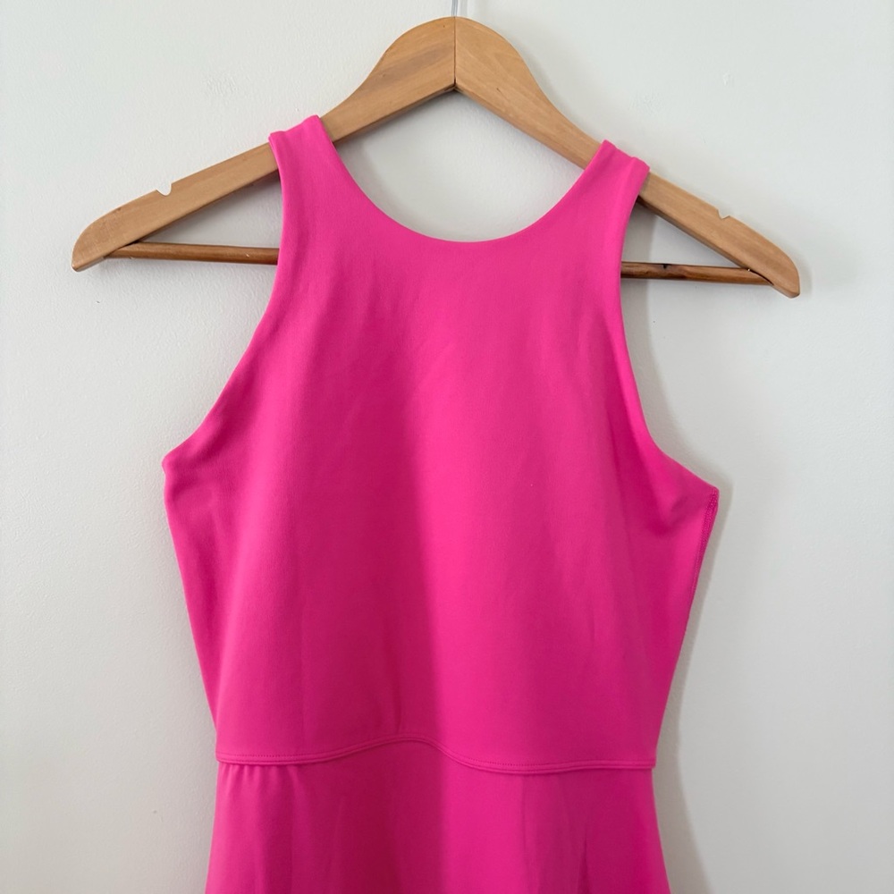 Athleta Conscious Dress Salvia Pink Tank Swing Athletic Racerback Tennis Small - Picture 5 of 11